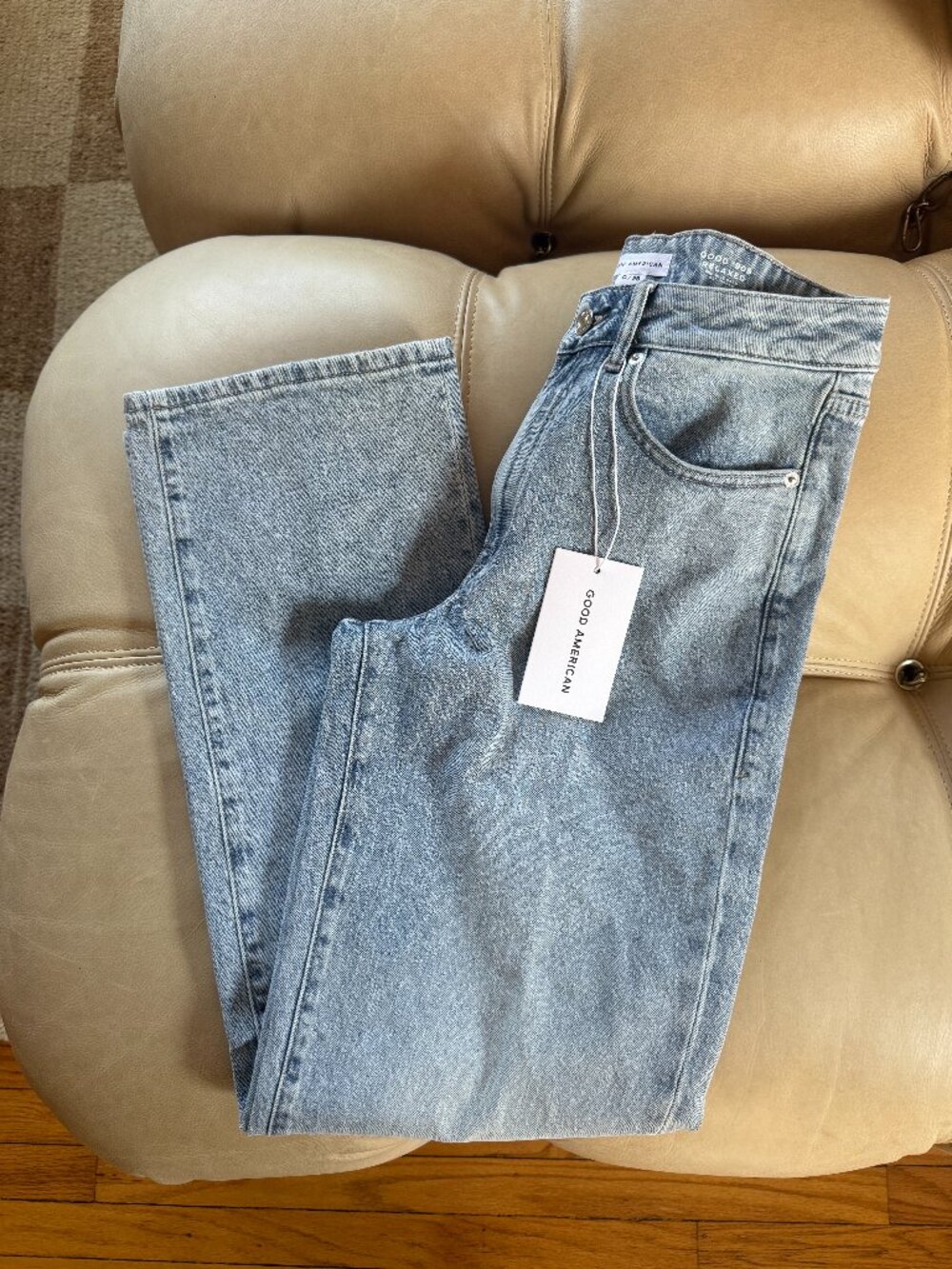 Good American Good 90s Relaxed Jeans - Picture 3 of 8